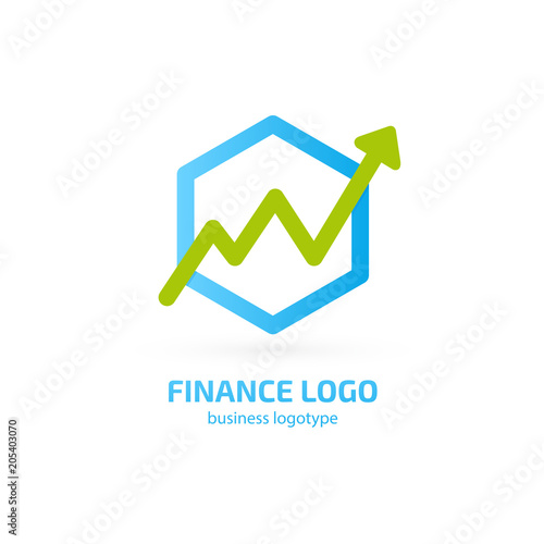 Illustration of business logotype bidding and auction.