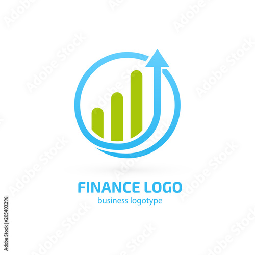 Illustration of business logotype bidding and auction.