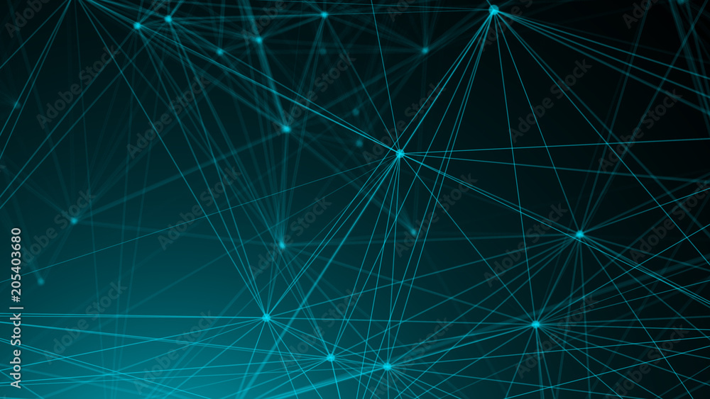Abstract connection dots. Technology background. Network concept. 3d rendering Abstract connection dots. Technology background. Network concept. 3d rendering