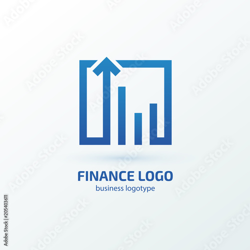 Illustration of business logotype bidding and auction.
