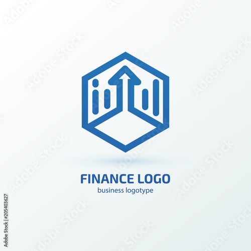 Illustration of business logotype bidding and auction.