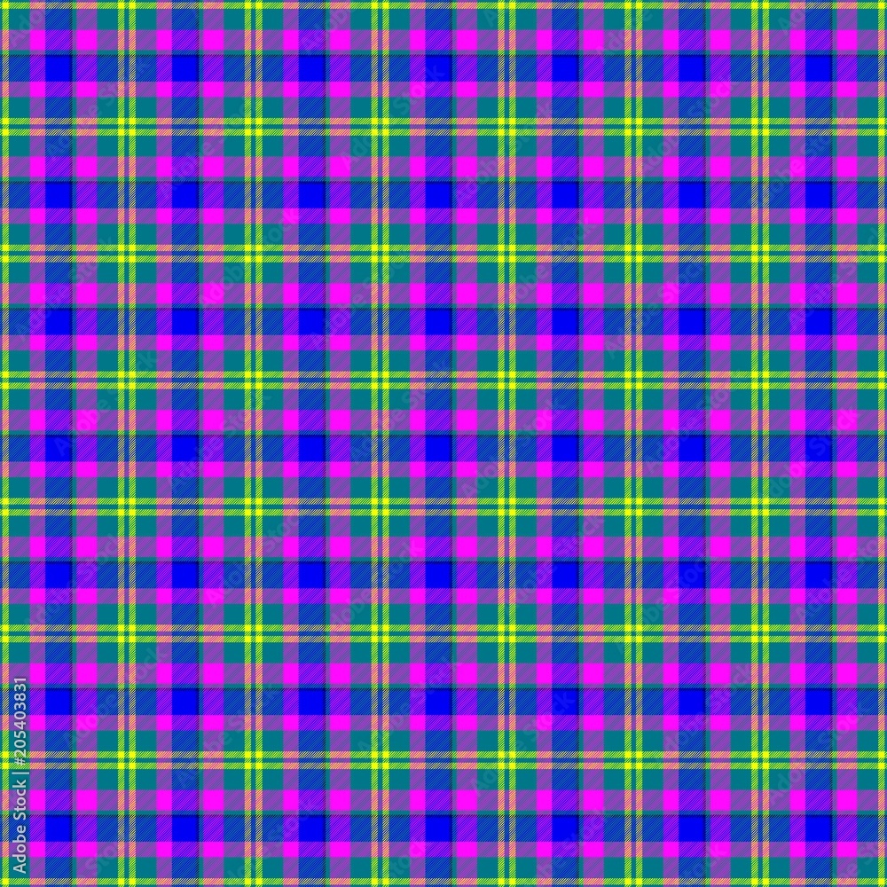 Colorful violet blue pink checker checkered seamless pattern Colorful violet blue pink checker checkered seamless pattern