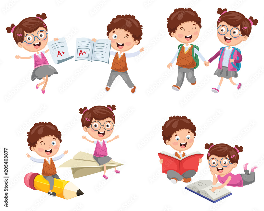 Vector Illustration Of Education Vector Illustration Of Education