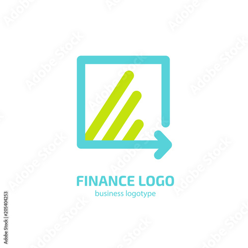 Illustration of business logotype bidding and auction.