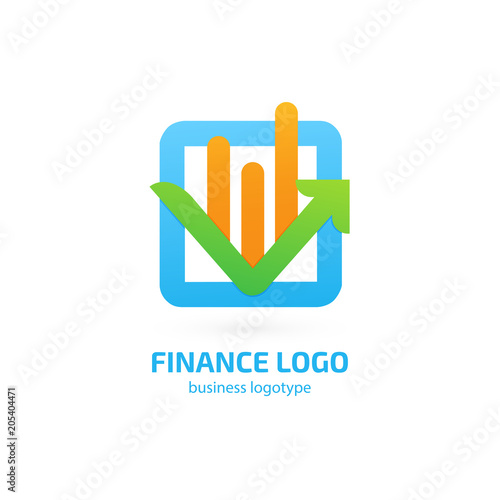 Illustration of business logotype bidding and auction.