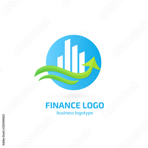 Illustration of business logotype bidding and auction.