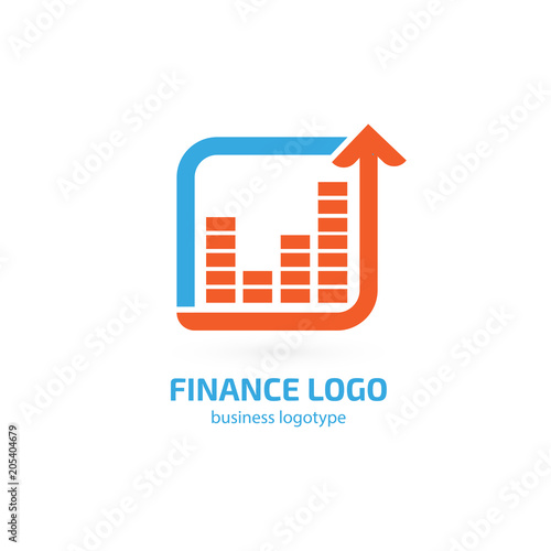Illustration of business logotype bidding and auction.
