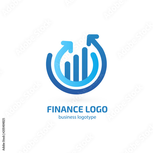 Illustration of business logotype bidding and auction.