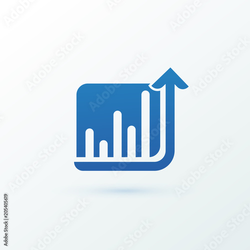 Illustration of business logotype bidding and auction.