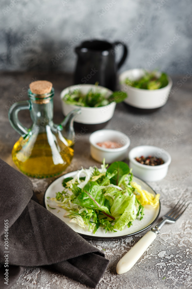 Fresh green salad Fresh green salad