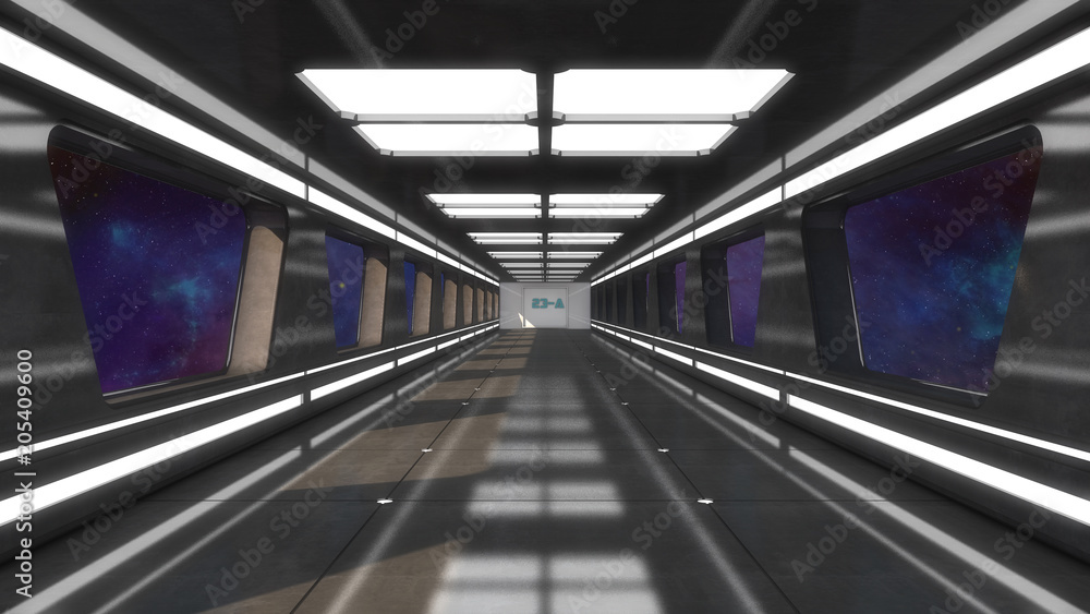 Futuristic Space Structure Futuristic Space Structure