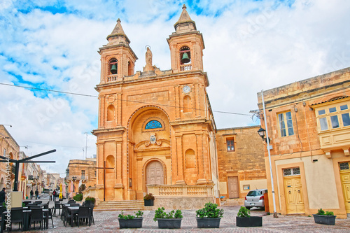 Church of Our Lady of Pompei in Marsaxlokk Malta
