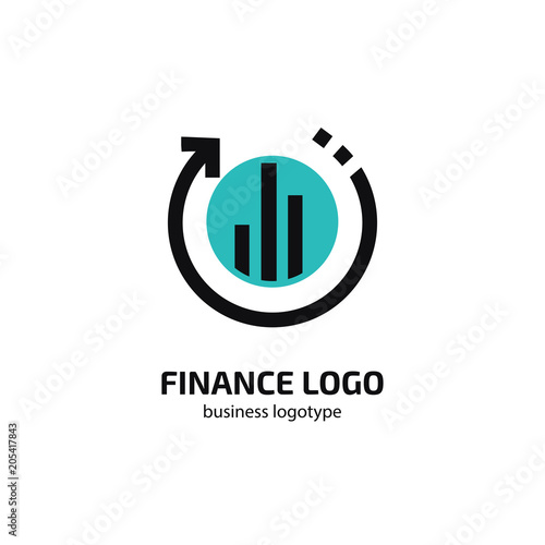 Illustration of business logotype bidding and auction.
