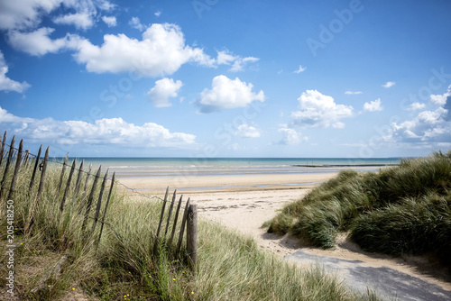 Utah Beach. The D-Day landing beach, Normandy, France photo
