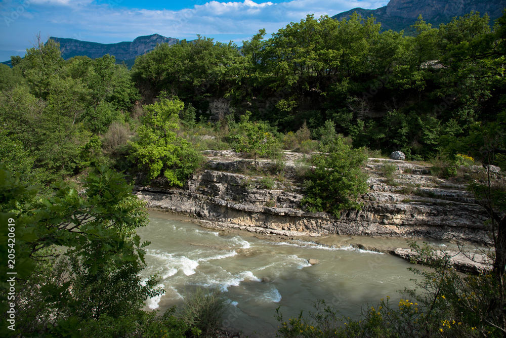 Obraz premium Die Roubion im Drome