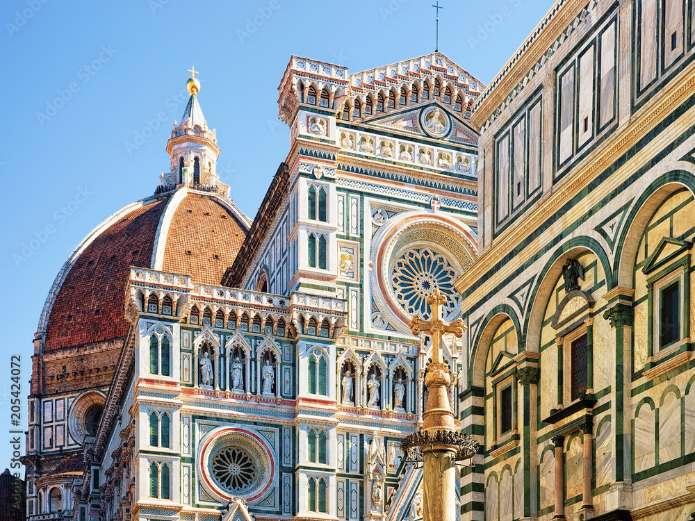 Details of Santa Maria del Fiore in Florence