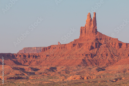 View on red rock formation in Navajo Tribal Park.