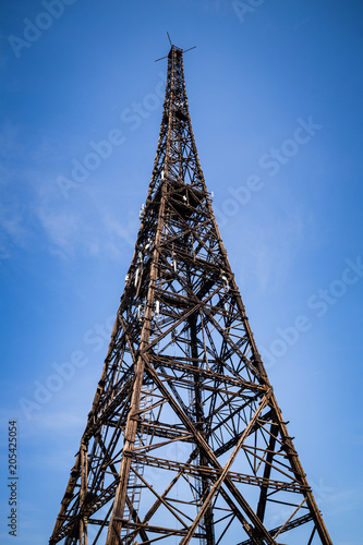 Old historic radio station in Gliwice