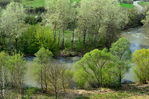 landscape in the river  