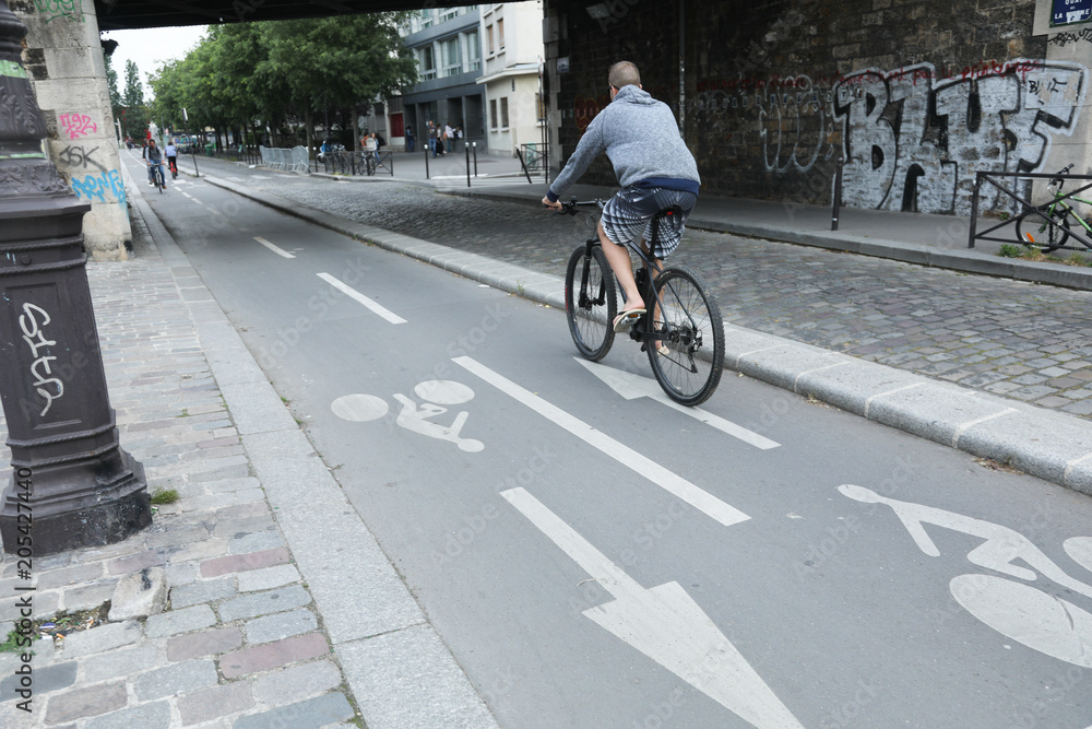 Fototapeta premium piste cyclable