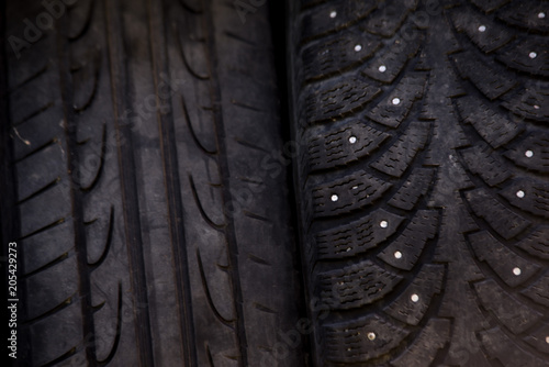 used winter tires pattern texture