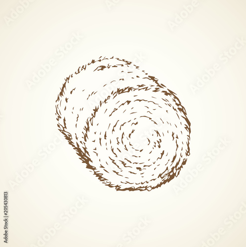 Haystack. Vector drawing