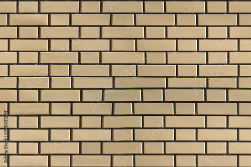 Seamless pattern of an artificial brick wall.
