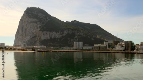 Rock of Gibraltar Reflected in the Water