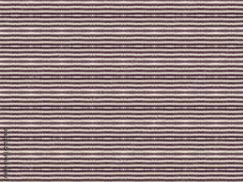 voluminous woolen blanket with geometric weaving openwork pattern in purple and white