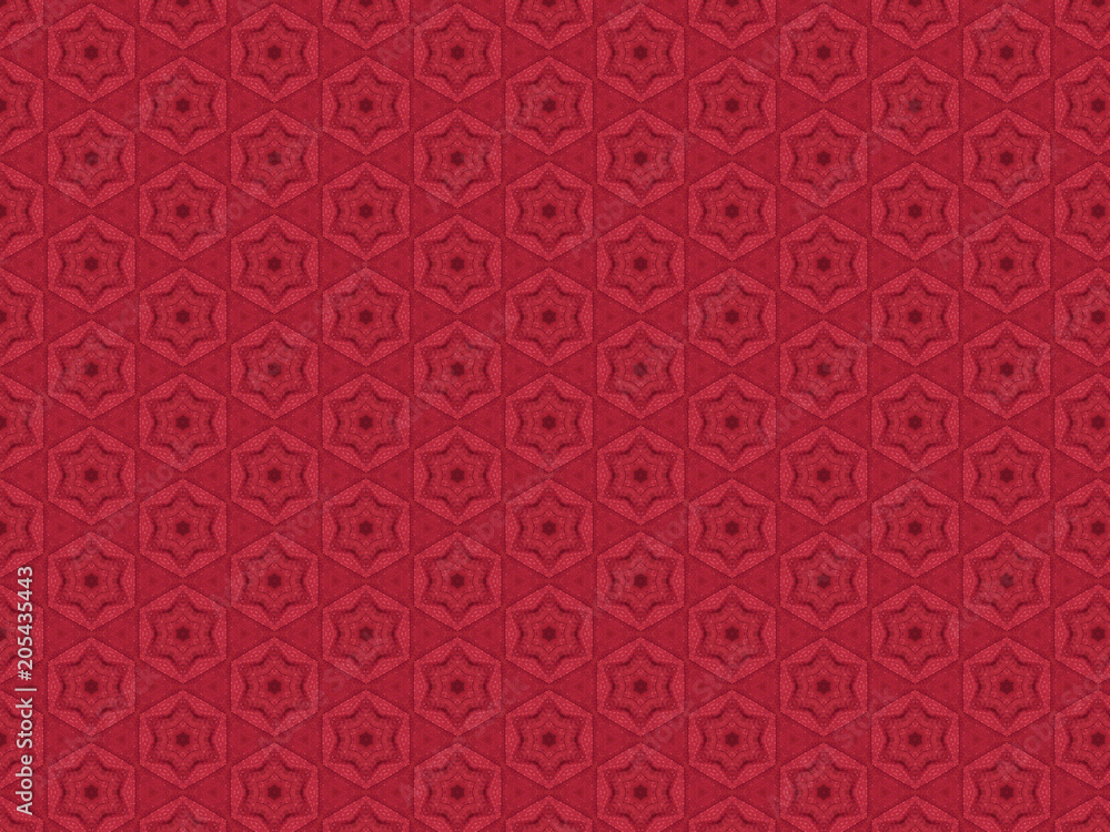 festive pattern red star fabric curtains decorative