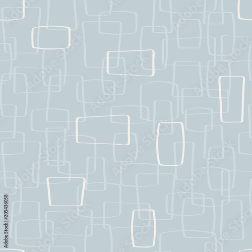 Vector Light Gray Mod Shapes Seamless Pattern Background