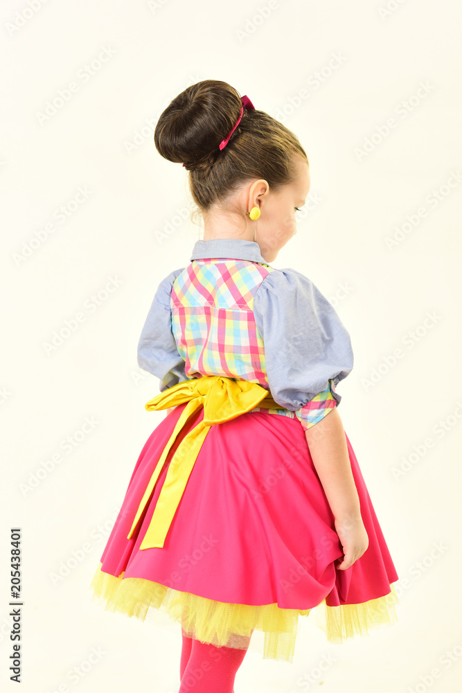 hairdresser and barbershop. hairdresser, elegant hair of little girl hairdresser and barbershop. hairdresser, elegant hair of little girl
