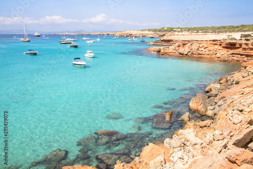 Cala Saona beach, Formentera, Spain