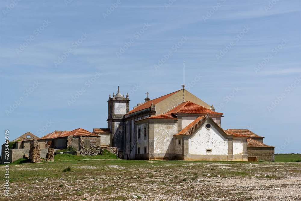 Eglise du Sanctuaire de Nossa Senhora, cap Espichel, Sesimbra, Setúbal, Portugal