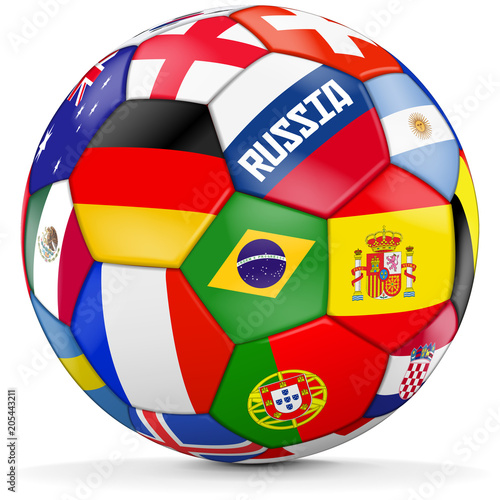 colorful soccer ball