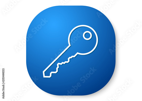 key blue icon