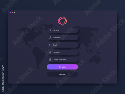 Vector Illustration of screens and web concept
