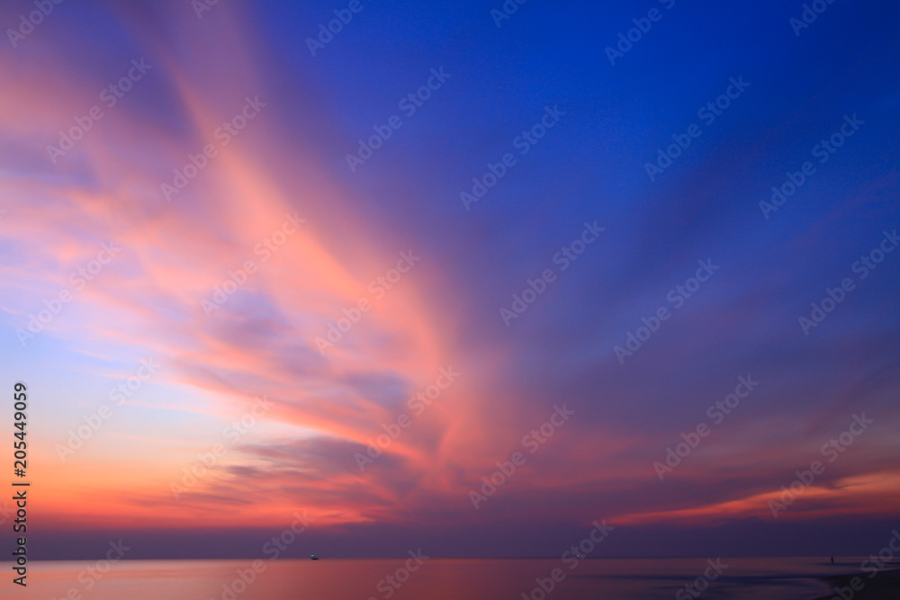 Beautiful sky at twilight time for background Beautiful sky at twilight time for background