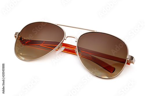 Female sunglasses without no name isolated on white background