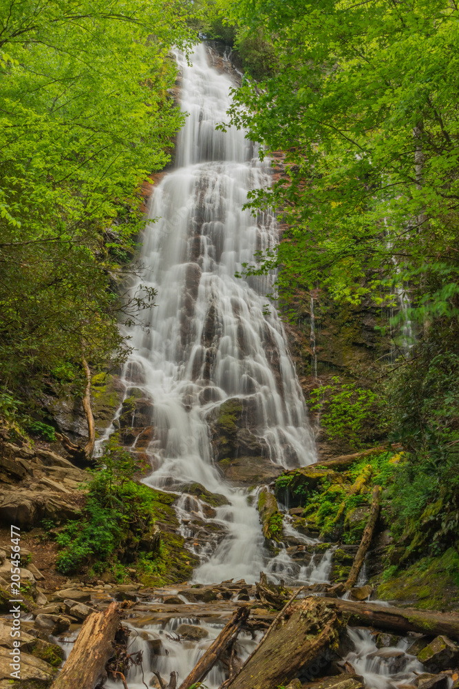 Waterfall in the Pisgah National Forest