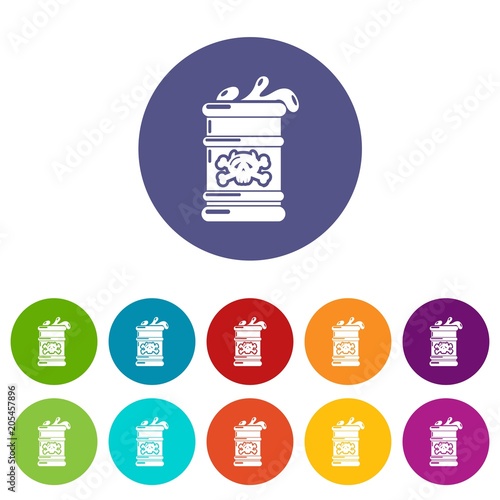 Barrel icon. Simple illustration of barrel vector icon for web