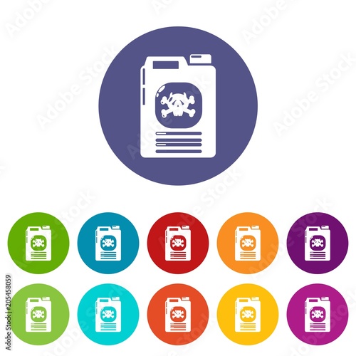 Canister icon. Simple illustration of canister vector icon for web