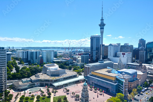 Auckland city Central Business District skyline