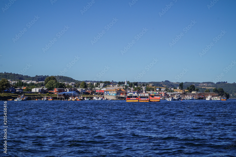 Dalcahue desde el mar Dalcahue desde el mar