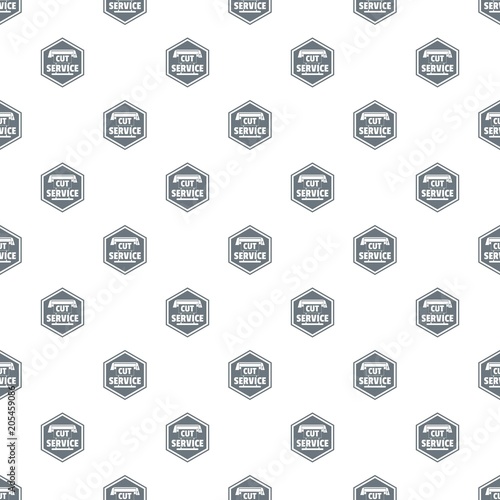 Cut service pattern vector seamless repeat for any web design