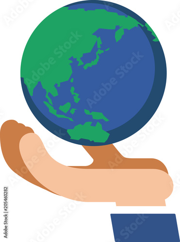 掌の上の地球
