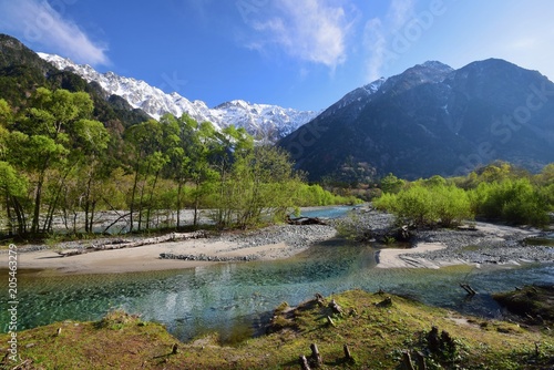 Kamikochi / Japan ~ fresh green and snow