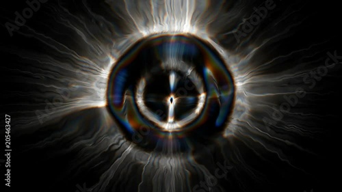 Sphere of radiation abstract