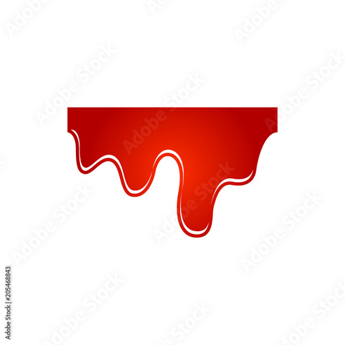 water drop, liquid melt, vector template ready for use