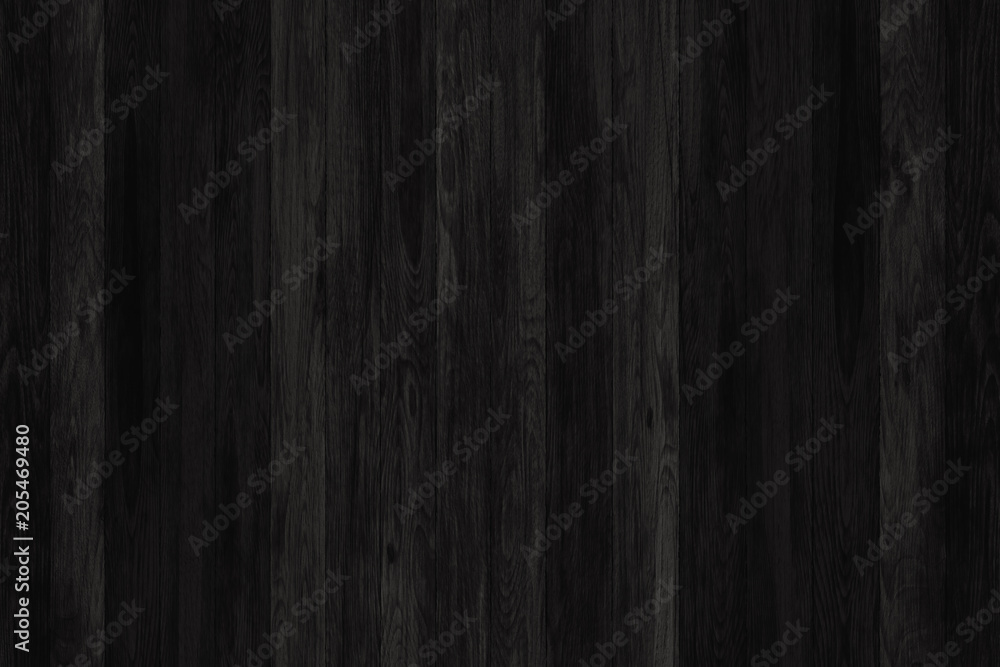 Naklejka premium Black grunge wood panels. Planks Background. Old wall wooden vintage floor